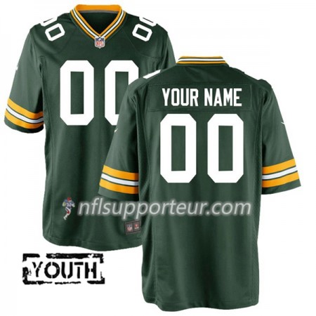 Maillot Enfant Green Bay Packers Personnalisé Nike Vert